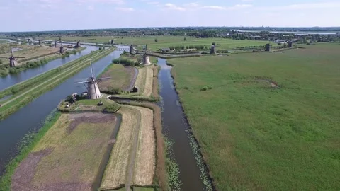 Kinderdijk Stock Footage 130926546