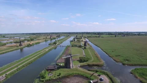 Kinderdijk Stock Footage 130926577