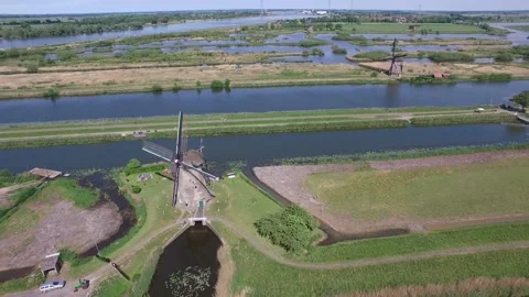Kinderdijk Stock Footage 130926619