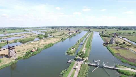 Kinderdijk Stock Footage 130926620