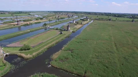 Kinderdijk Stock Footage 130926651