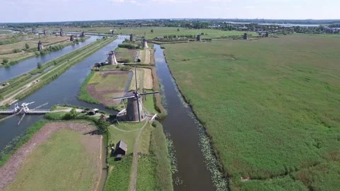 Kinderdijk Stock Footage 130926654