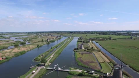 Kinderdijk Stock Footage 130926677
