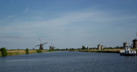 Kinderdijk Stock Footage 131002261