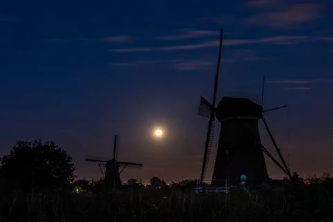 KInderdijk maan Stock Photos