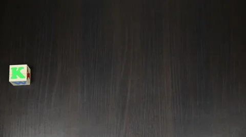 Kindergarten, The animation of the cubes 스톡 동영상 61365035