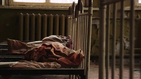 Kindergarten in Chernobyl Stock Footage 177211198