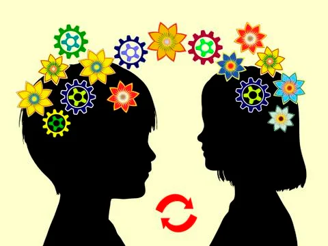 Kindergarten Concept Illustrazione stock