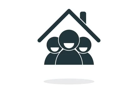 Kindergarten. Simple icon. Flat style element for graphic design. Vector EPS10 Stock Illustration