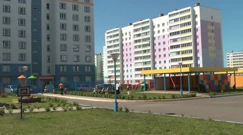 Kindergarten territory Stock Footage 11146637