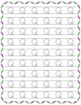 Kindergarten Writing “Q” Stock Illustration