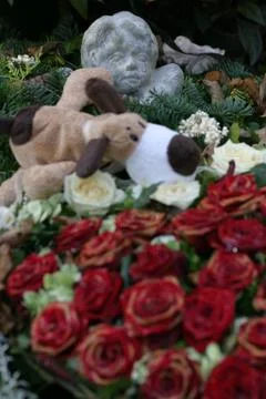 Kindergrab Foto stock