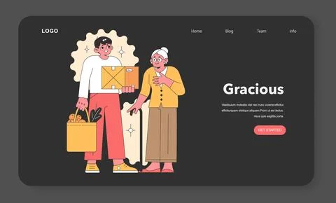 Kindness concept. Vector illustration. Stock Illustration