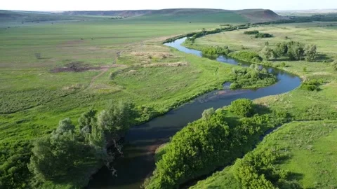 Kinel river Stock Footage 155810117