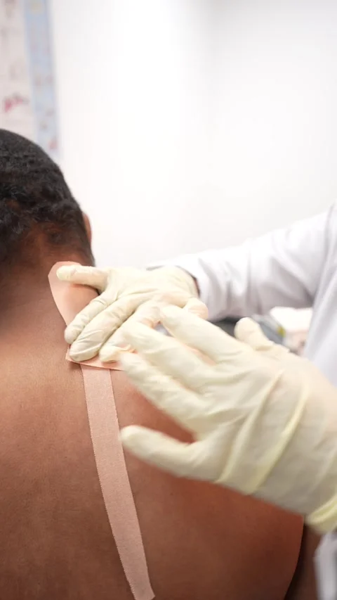 Kinesiology Tape Application Stock Footage 314903601