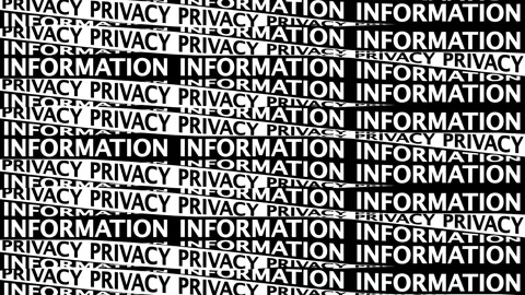 Kinetic 04 information privacy Stock Footage 168083553