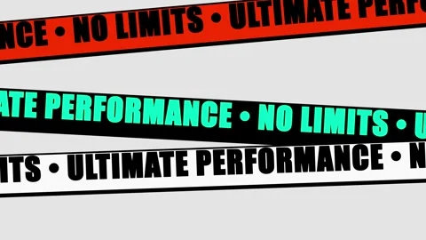 Kinetic Caution Marquee Brutalism Danger Warning Loop Stock Footage 333976185