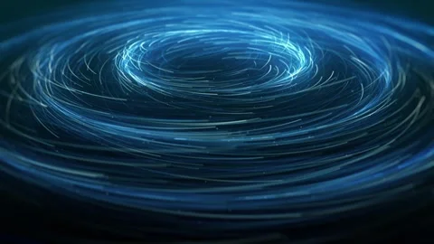 Kinetic Concentric Circles Spinning Stock Footage 248603025
