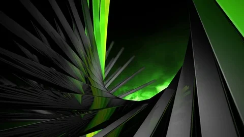 Kinetic Helix - Close Camera Stock Footage 73959617