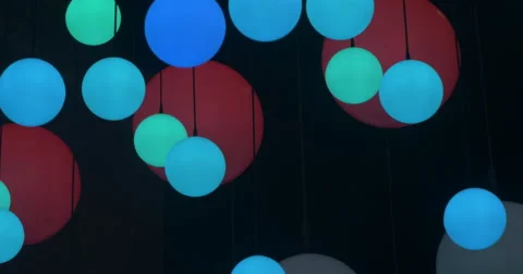 Kinetic lighting system Stock Footage 62316818