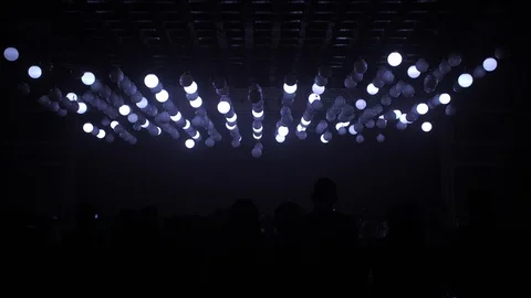 Kinetic lighting system Stock Footage 85982639