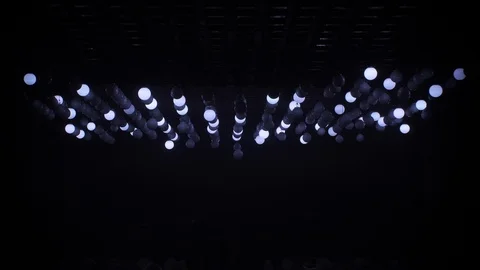 Kinetic lighting system Stock Footage 85983803