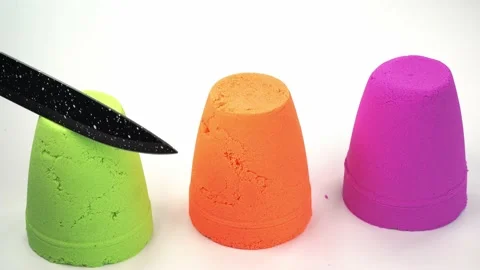 Kinetic sand ASMR Stock Footage 236242507