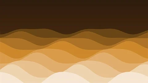 Kinetic Sand Dune Ripple Wind Erosion Dunes Loop Vídeos de archivo 345874127