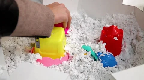 Kinetic sand Stock Footage 49129065