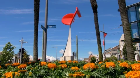 Kinetic sculpture Stock Footage 100246144