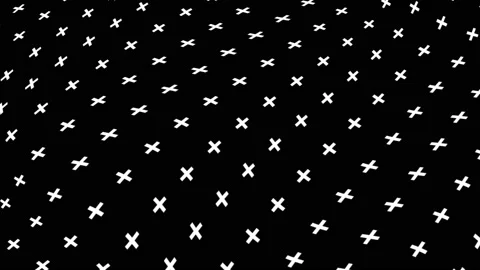 Kinetic shape black white background Stock Footage 172224364