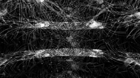 Kinetic Spheres Motion Mapping Stock Footage 24728907