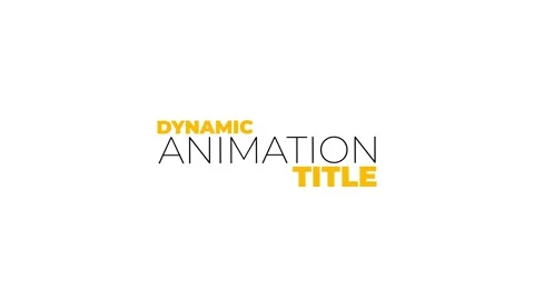 Kinetic Titles Animation 7 Stock After Effects
