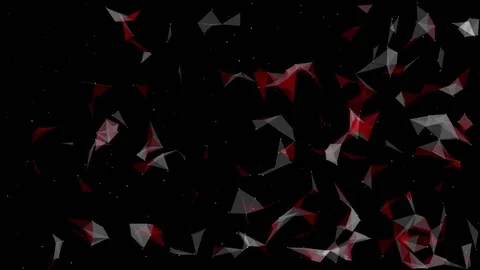 Kinetic triangles Stock Footage 75645010