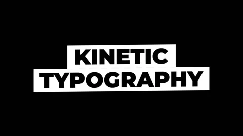 infographic kinetic typography