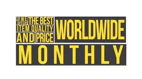 Kinetic Typography Promo 스톡 After Effects