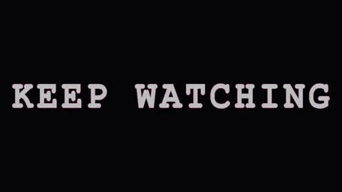 Kinetic Typography Text Animation Repeating Watch Word With Glitch Effect F.. Stock Footage 344032251