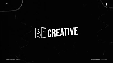 Kinetic Typography Titles 2.0 스톡 After Effects