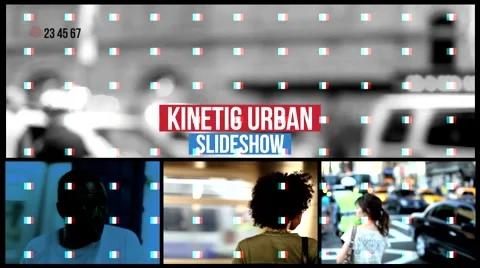 Kinetic Urban Slideshow Stock After Effects