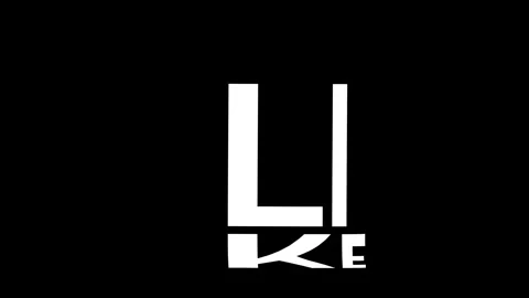 Like Kinetic Warp Text Animation Stock Footage 314998690