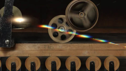 Kinetoscope interior Stock Footage 269963844