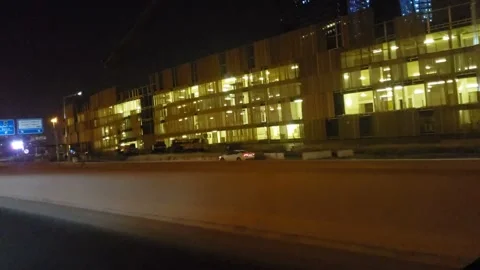 King Abdullah Financial District Riyadh Stock Footage 136333439