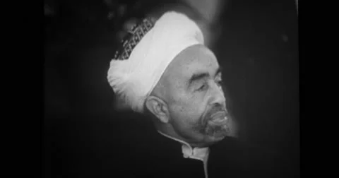 King Abdullah I bin al-Hussein dining Stock Footage 43488776
