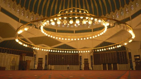 King Abdullah I Mosque, Amman, Jordan, Asia Stock Footage 236334503