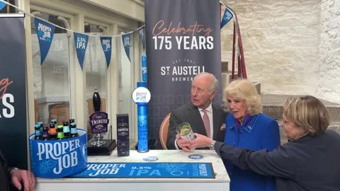 King and Queen visit Cornwall for 25th anniversary of Eden Project Stock Footage 331372694