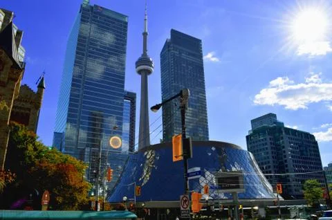 King and Simcoe Foto stock