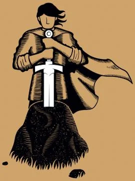 King Arthur Stockillustratie