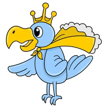 King of the birds Stock Illustration
