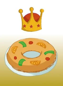 KING CAKE Stock Illustration
