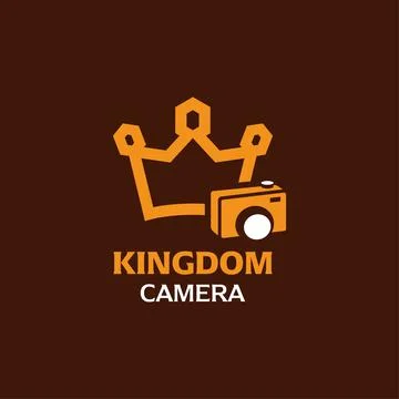 King Camera Logo Stock Illustration